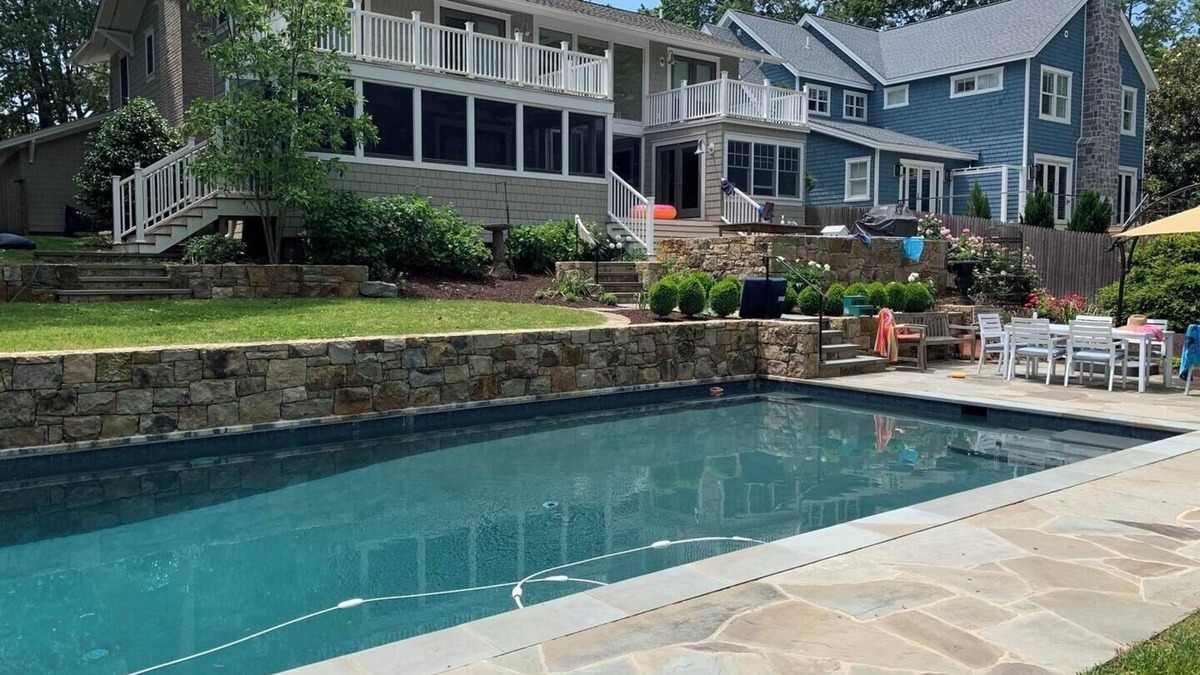 The Pines House | Steps to the Beach! Stunning 5-Bdrm Home with Private Pool & Resort Yard"