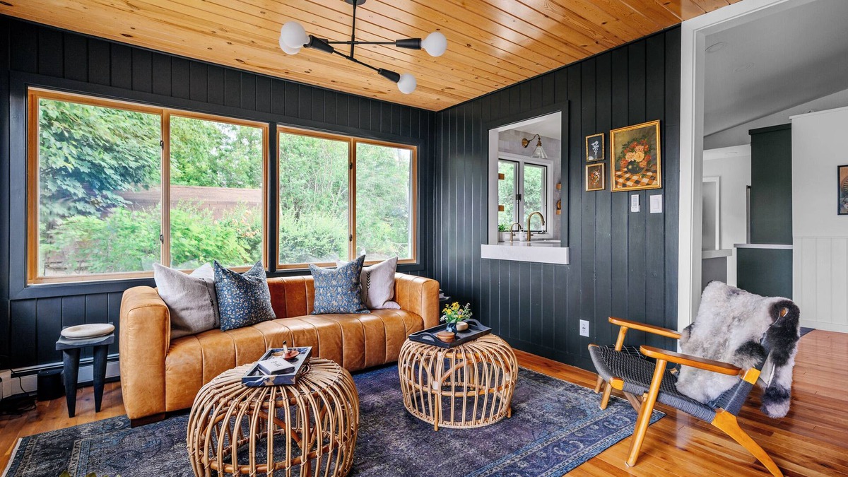 Omena Cottage | Stillwater Cottage - lakefront with chefs kitchen, fireplace, firepit