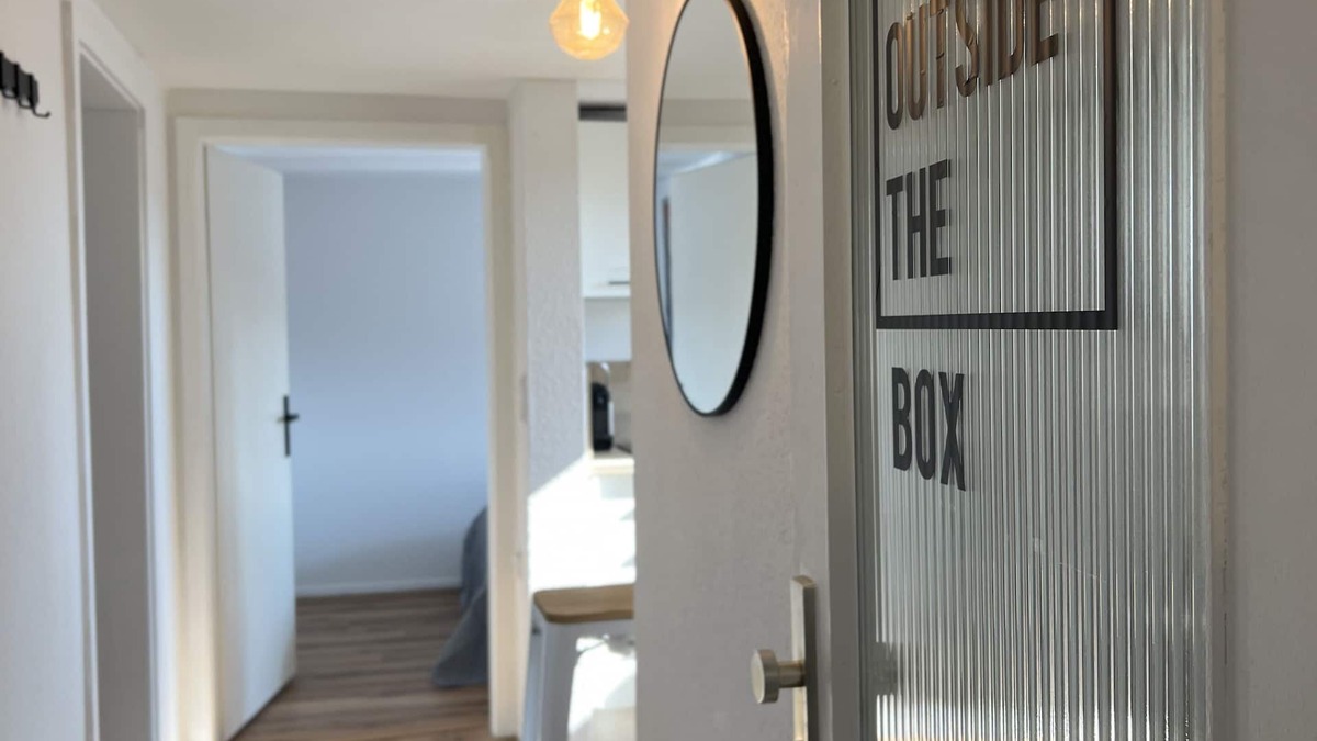 Aschaffenburg Apartment | Stilvolle Wohnung mit Eigenen Stellplatz