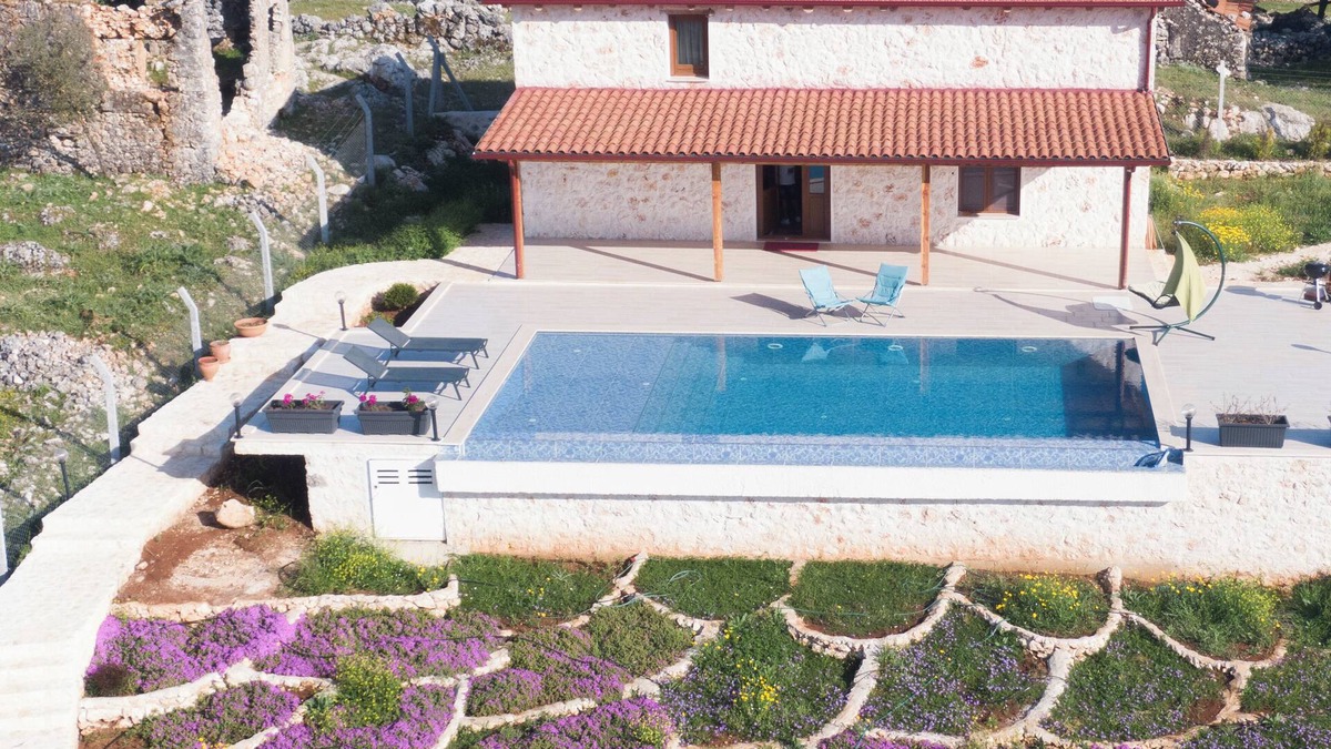 Kekova Villa | Stone house with private infinity pool in the middle of the oasis