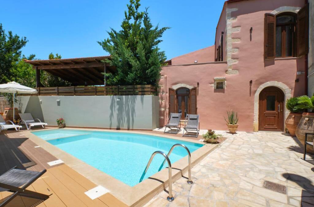 Melidoni Villa | Stone Villa with swimming pool-BBQ!