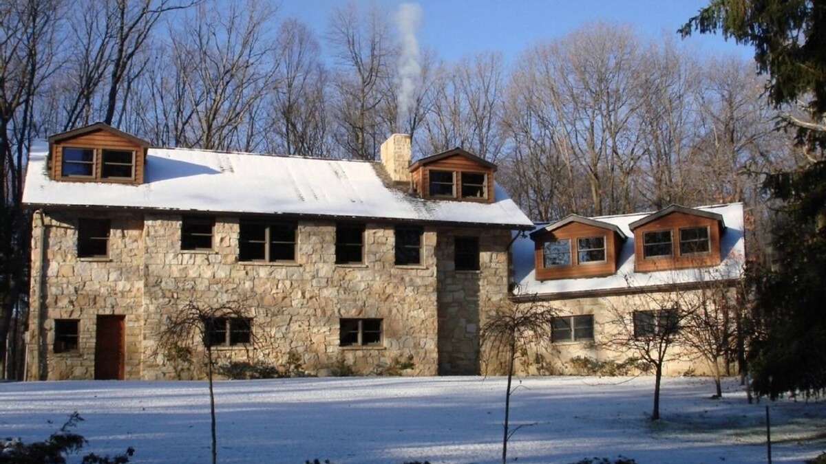 Jefferson Township House | Stonewood Lodge: A Stunning Stone Luxury Mountain Home For Nature Lovers!