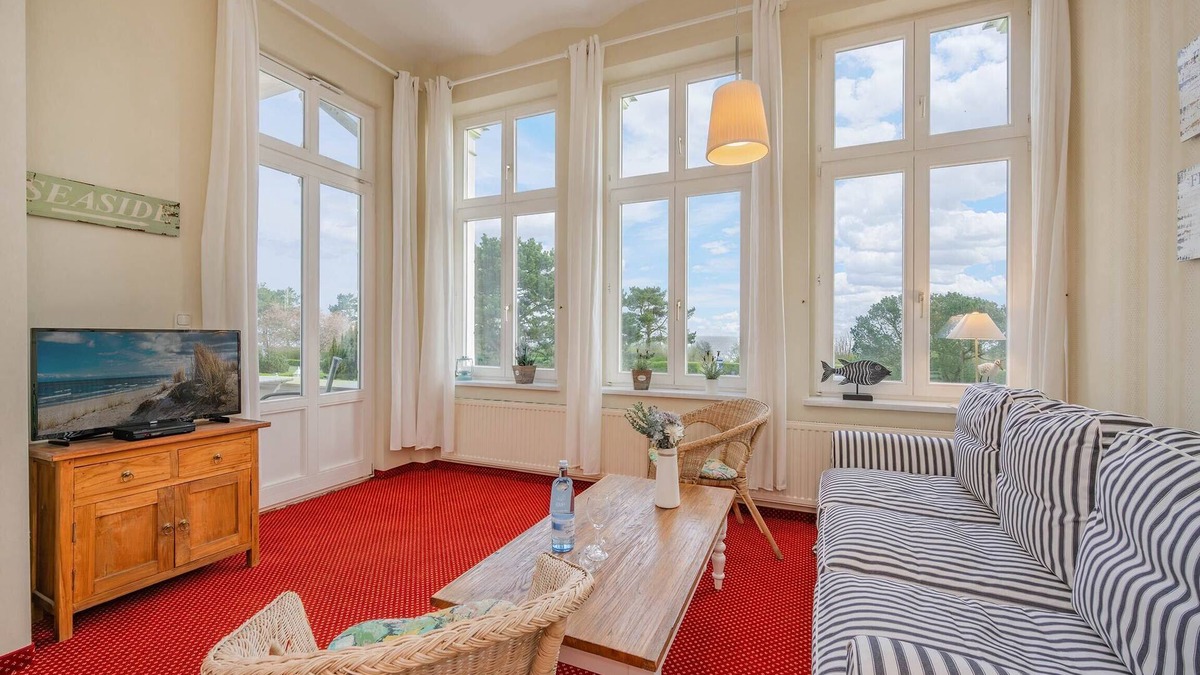 Zinnowitz Apartment | Strandvillen Wald & See 04 - Urlaub mit Vierbeiner Direkt an der Promenade