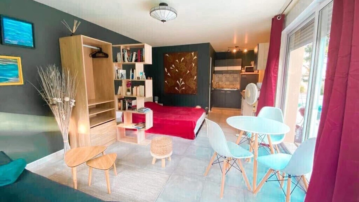 Baron Apartment | Studio 2/4 Pers-piscine-25mn Rocade Bordeaux, Piscine, Entre Bdx et St Emilion