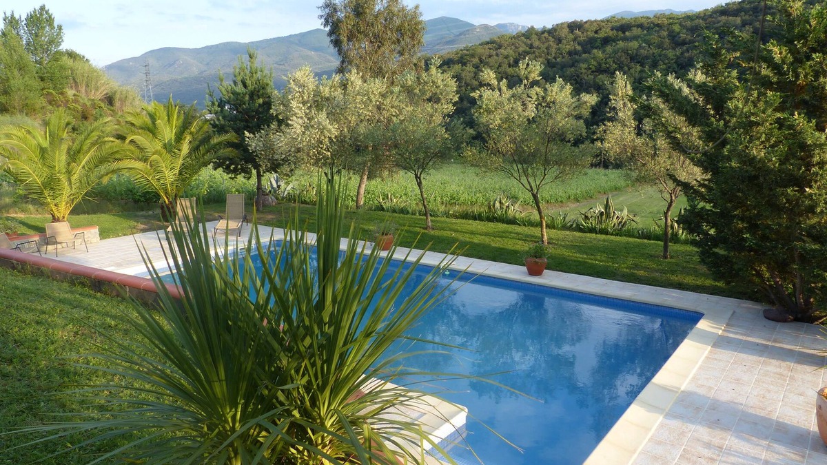 Ceret Apartment | Studio 2 people in the countryside with direct access to the pool and garden.