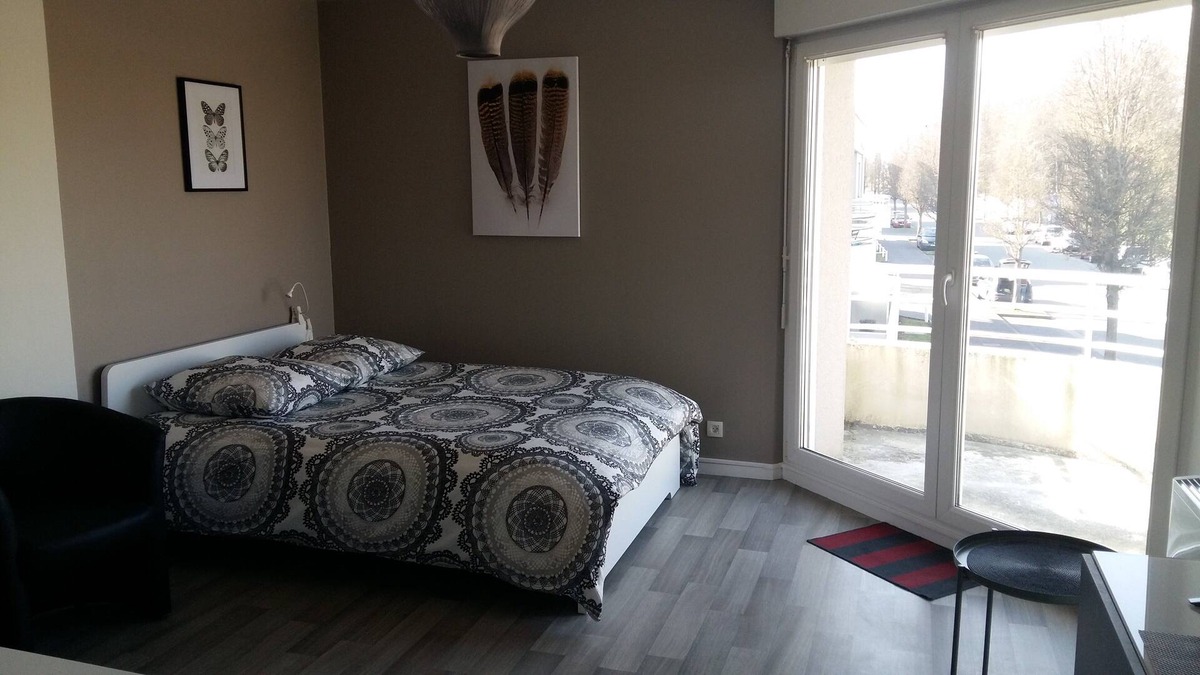Les Coutures Apartment | Studio 33m² Caen borough Beaulieu