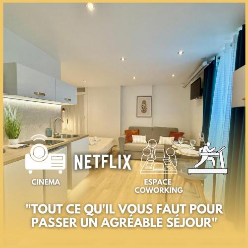 Limoges Apartment | Studio 5 - Cinéma Sport Parking - DABNB