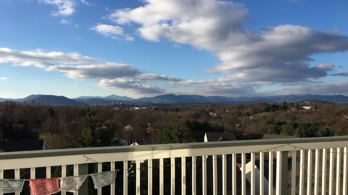 Roanoke Apartment | Studio Apartment with King Bed, Stunning View & Sauna