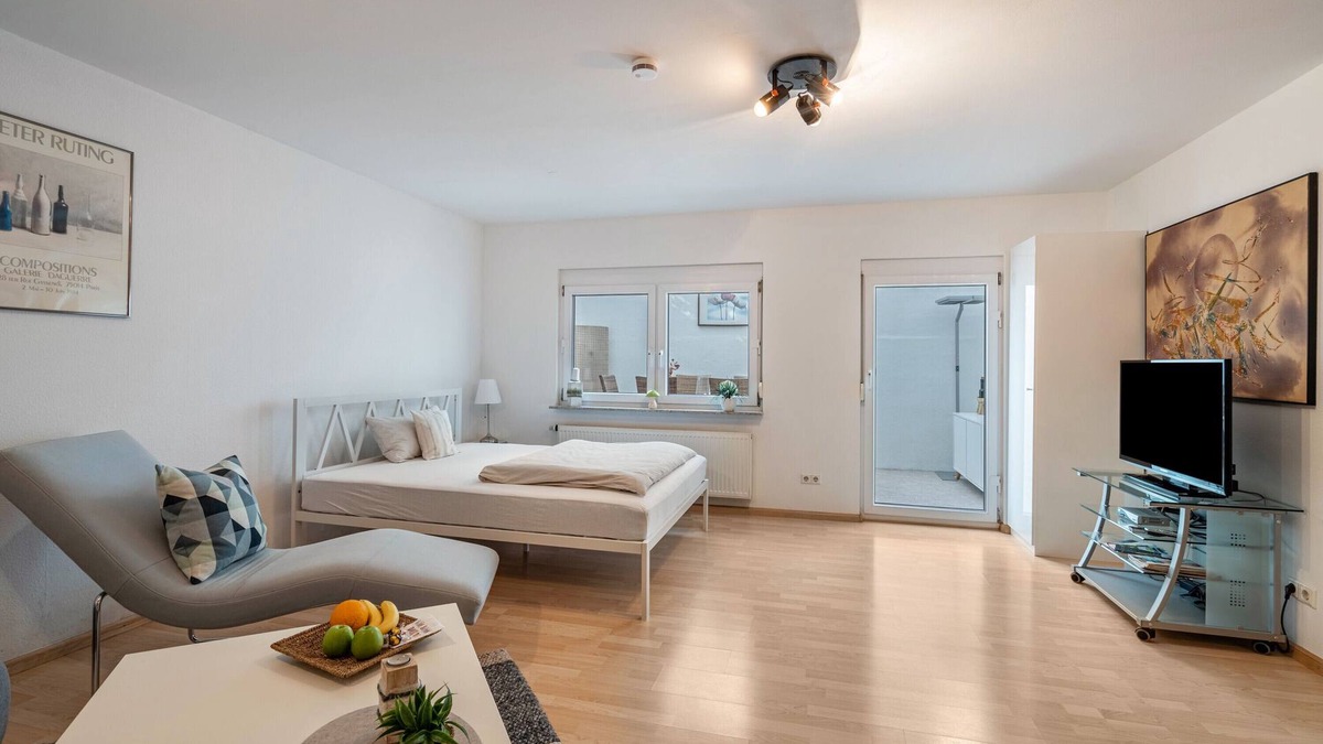 Breisach Apartment | Studio Apartment 'Wohlfühloase' with Private Terrace and Wi-Fi