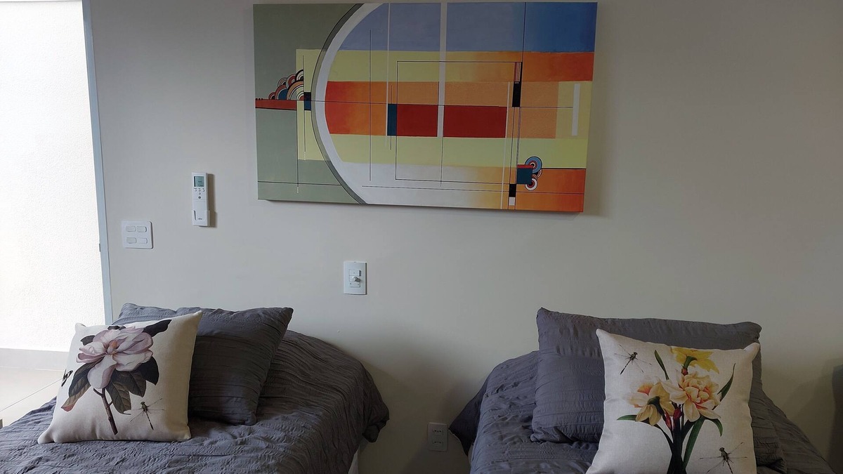 Campinas Apartment | Studio Bena - Comfortable and practical for couples, with gourmet area