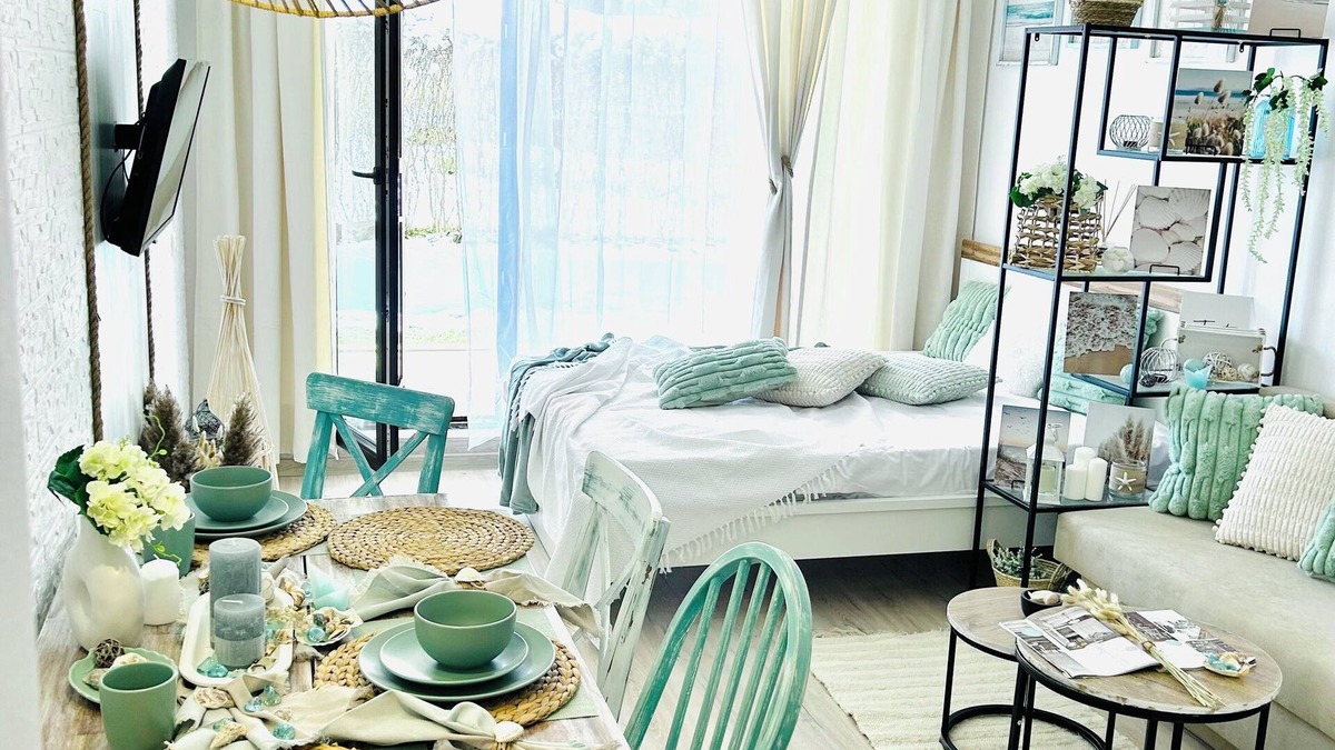 Sozopol Apartment | Studio Boho with garden-poolblik 1 line beach, 5*complex,4-pools,KavazipSozopol
