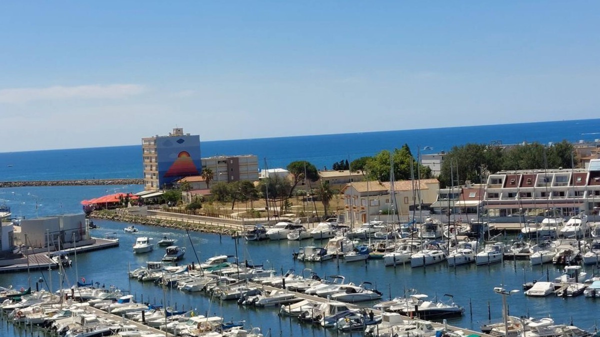 Carnon-Plage Apartment | Studio Cabin Sea View 2 separate sleeping areas