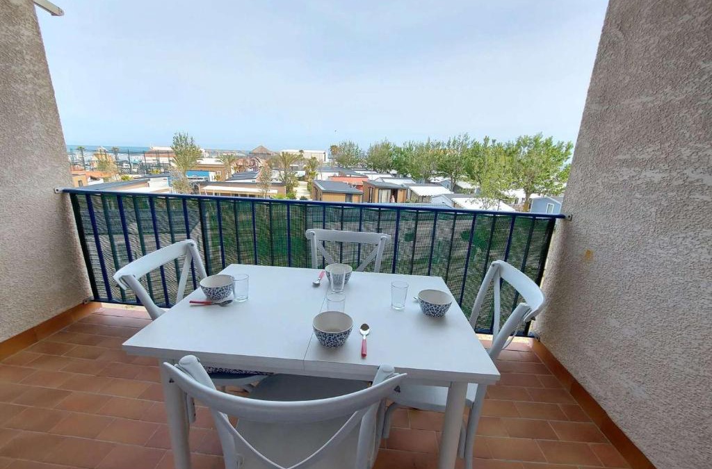 Marseillan Apartment | Studio Cabine Mezzanine, 6 Pers, Terrasse Sud, Près Quai, Parking Privé - FR-1-326-755