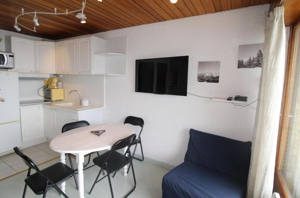 Auris Apartment | Studio Cabine Rénové au Pied des Pistes avec Balcon - Auris en Oisans - FR-1-297-157