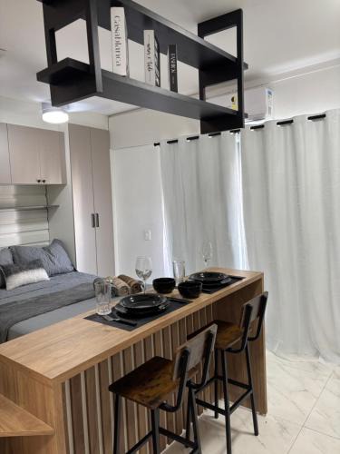 Centro Apartment | Studio Carmenere Com varanda e vista incrível Mogi das Cruzes