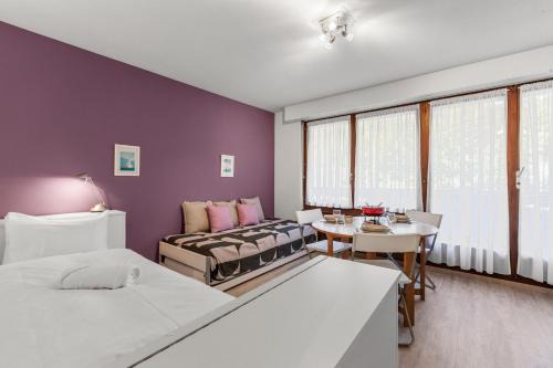 Chermignon Apartment | Studio chaleureux avec terrasse
