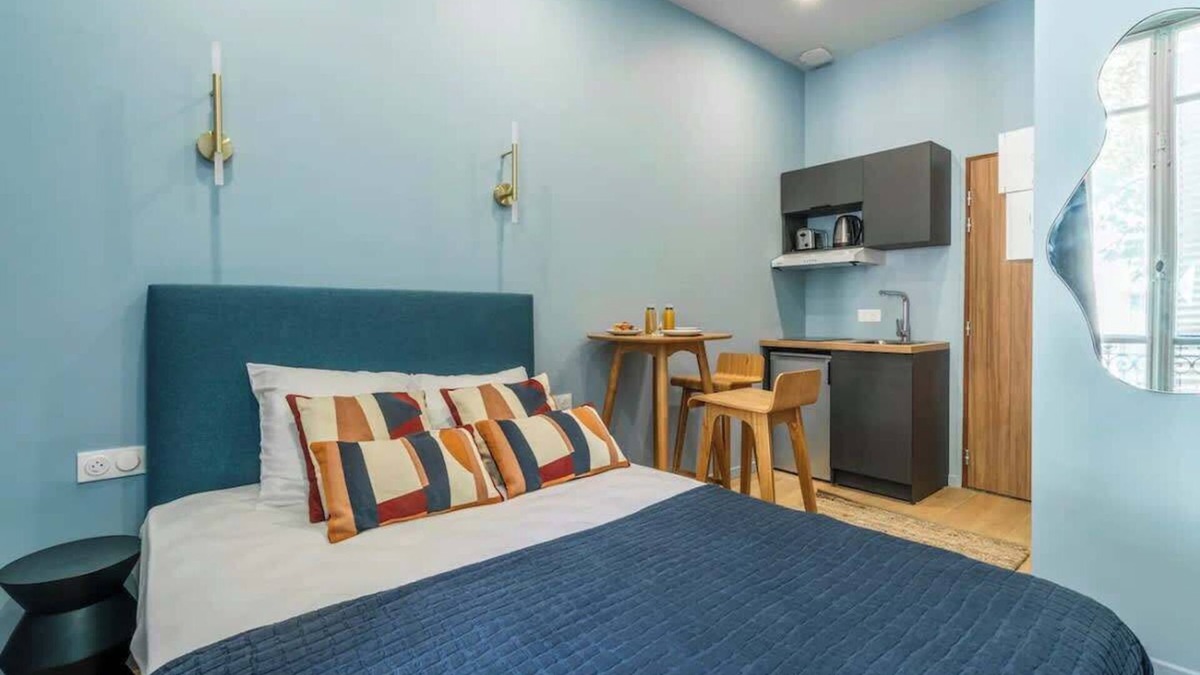 Quartier de la Plaine-de-Monceaux Apartment | Studio climatisé & confortable - côté Batignolles