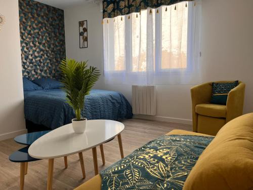 Saint-Nazaire Apartment | Studio cosy avec terrasse, proche Chantiers et Airbus