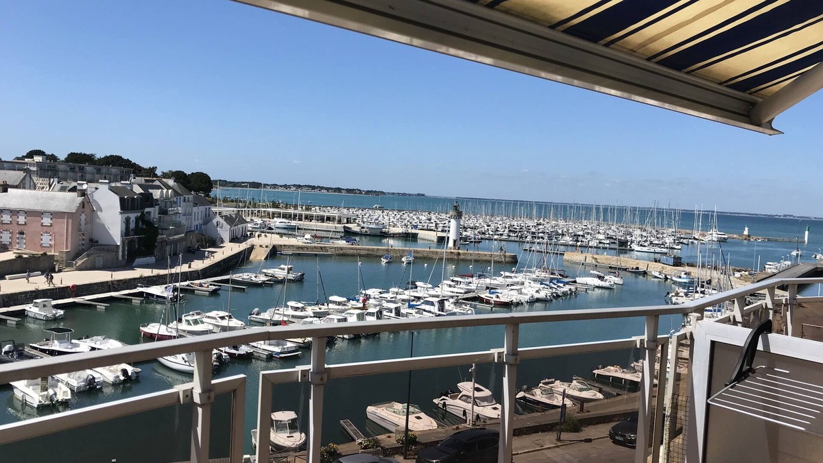 Morbihan Apartment | Studio Entièrement Rénové vue Panoramique sur la Baie de Quiberon, Port Haliguen