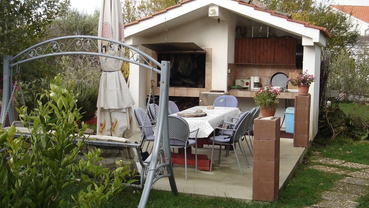 Suha Punta Apartment | Studio flat with terrace Kampor, Rab (AS-5014-a)