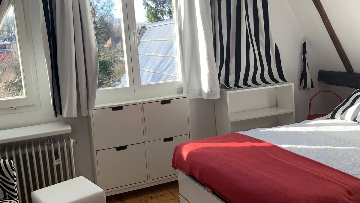 Obere Isarau Apartment | Studio im Dachgeschoß