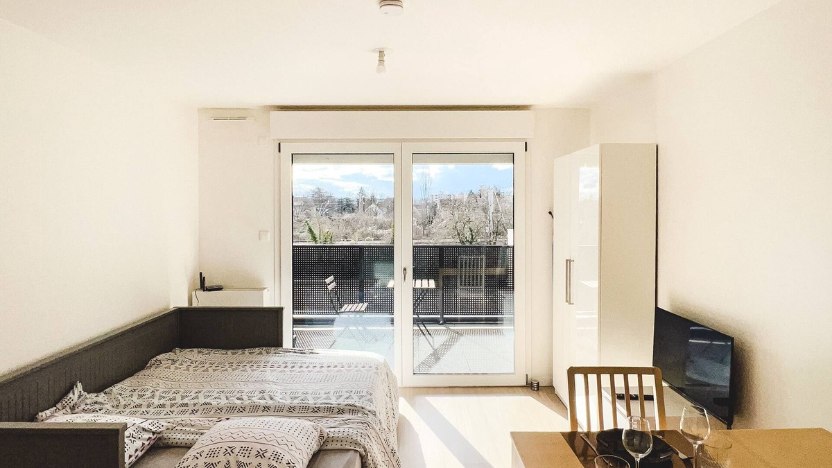 Saint-Louis Apartment | Studio Le Hésingue - Near Airport Swiss Borders