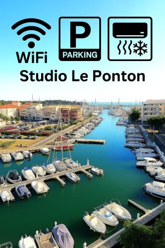 Le Port Apartment | Studio Le Ponton - Vue Marina- Parking Clim Wifi