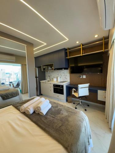 Butanta Apartment | Studio metro Butantã with a garage