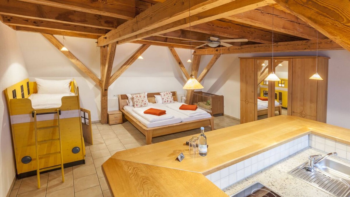 Aulendorf Apartment | Studio Panorama, 150 qm, 1 Wohn-/Schlafbereich, max. 2 Erwachsene und 3 Kinder
