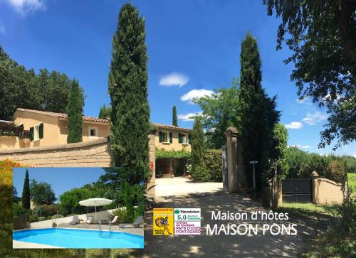 Pougnadoresse Apartment | STUDIO TERRASSE PISCINE UZES PONT DU GARD