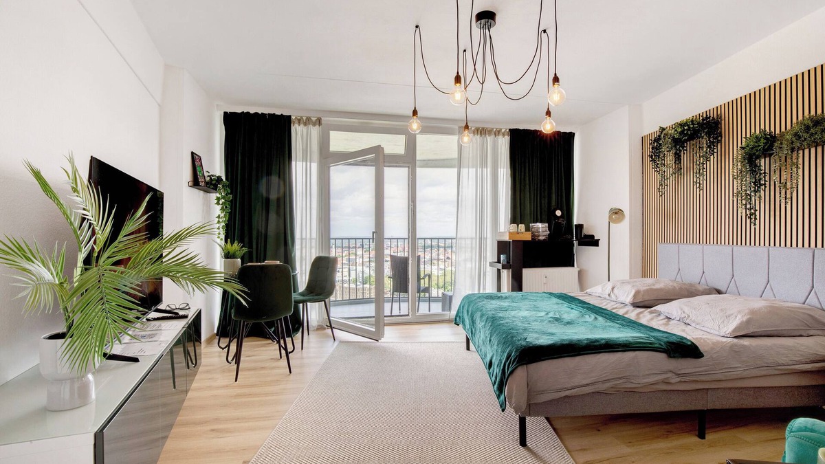 Antonsviertel Apartment | Studio 'View 28' with Balcony and Wi-Fi