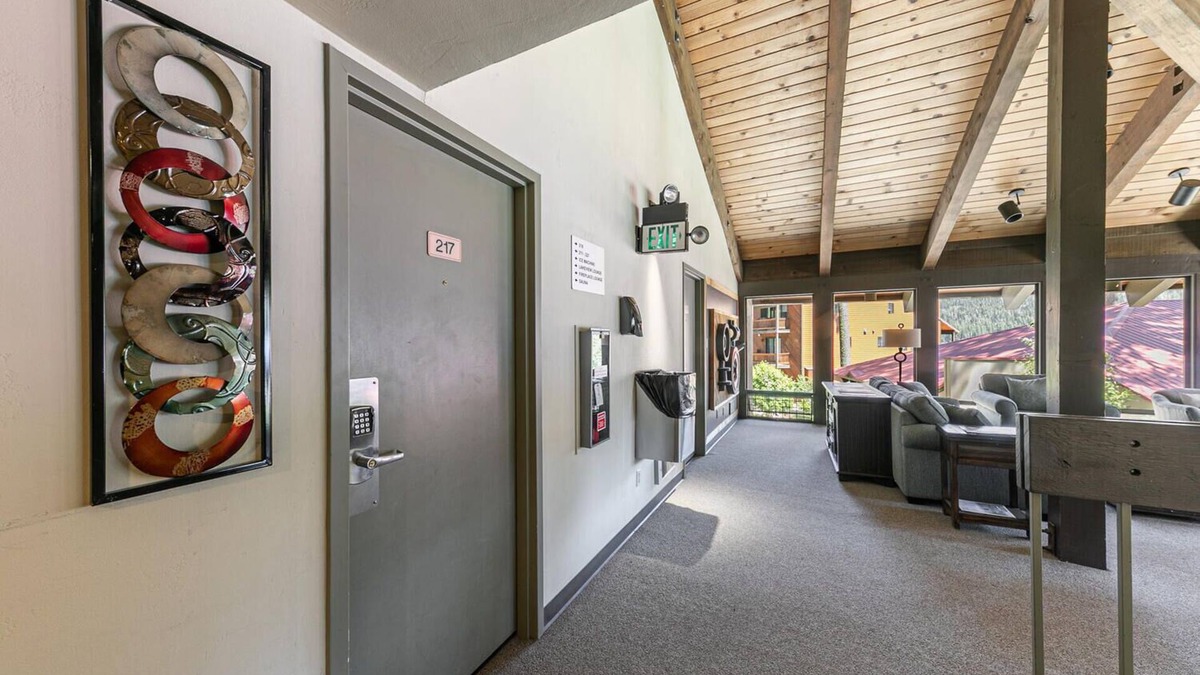 Truckee Condo | Studio w/Kitchen 2nd Floor #217 at Donner Lake Village