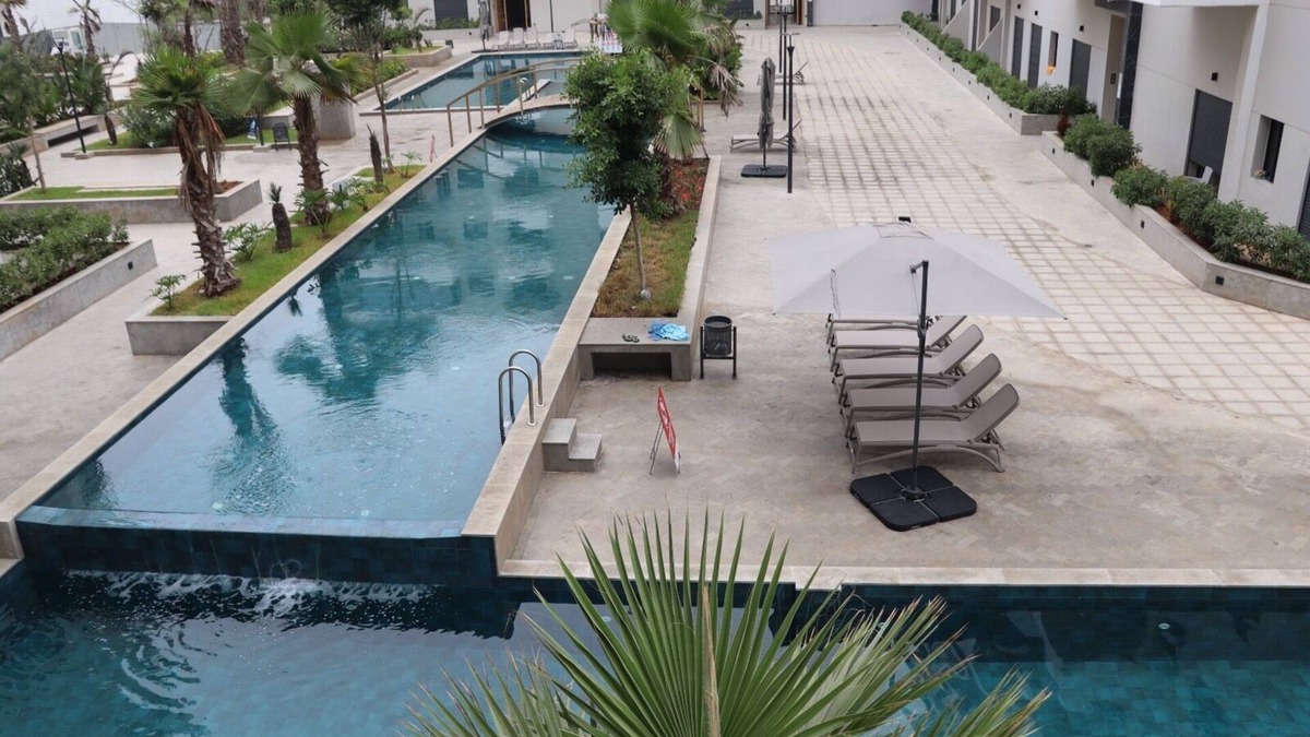 Ain Harrouda Apartment | Studio with 3 pools in Zenata