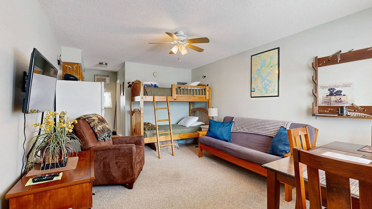 Rockwood Apartment | Studio with shared dock & amazing view of Moosehead Lake & Mt. Kineo