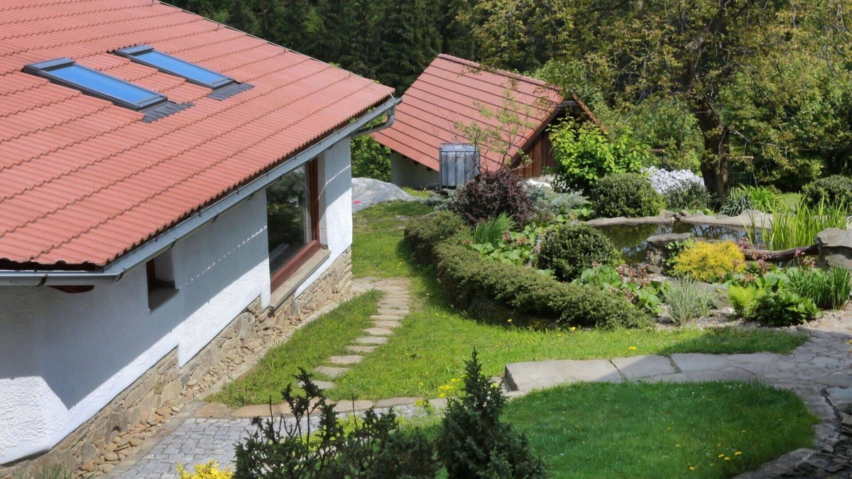 Lhotka House | Stunning private villa for 12 people with WIFI, TV, terrace, panoramic view and parking