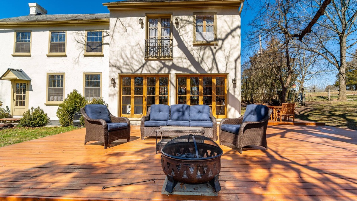 Ottsville House | Stunning 1850s Stone Farmhouse Retreat in Bucks County