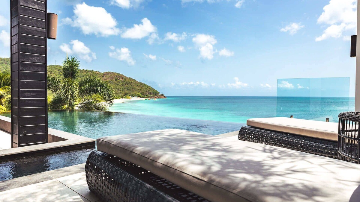 Fryes Beach Apartment | Stunning 4-Bedroom Villa with Gym and Caribbean Sea Views