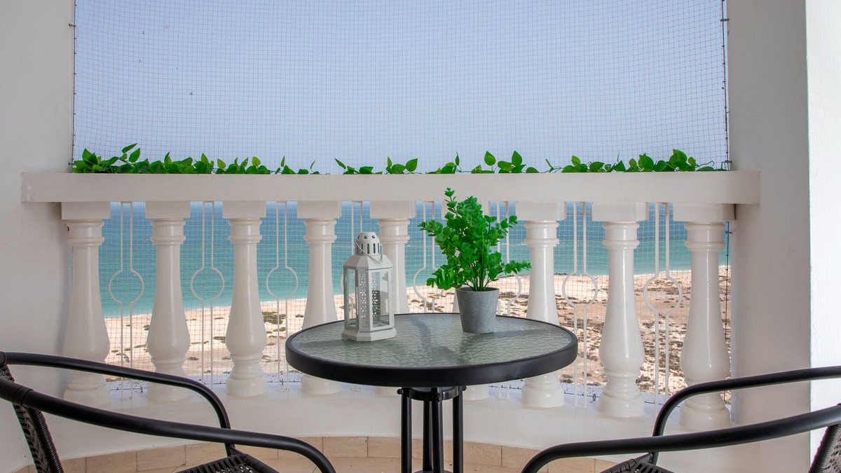 Al Hamra Village Apartment | Stunning and Cozy Sea View Studio Apartment