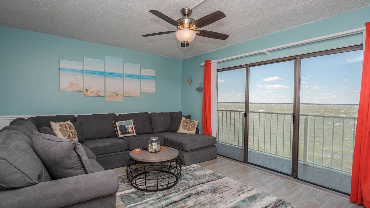 Midtown Ocean City Condo | STUNNING BayFRONT, with pool! Amazing views! And just steps to our FREE beach.