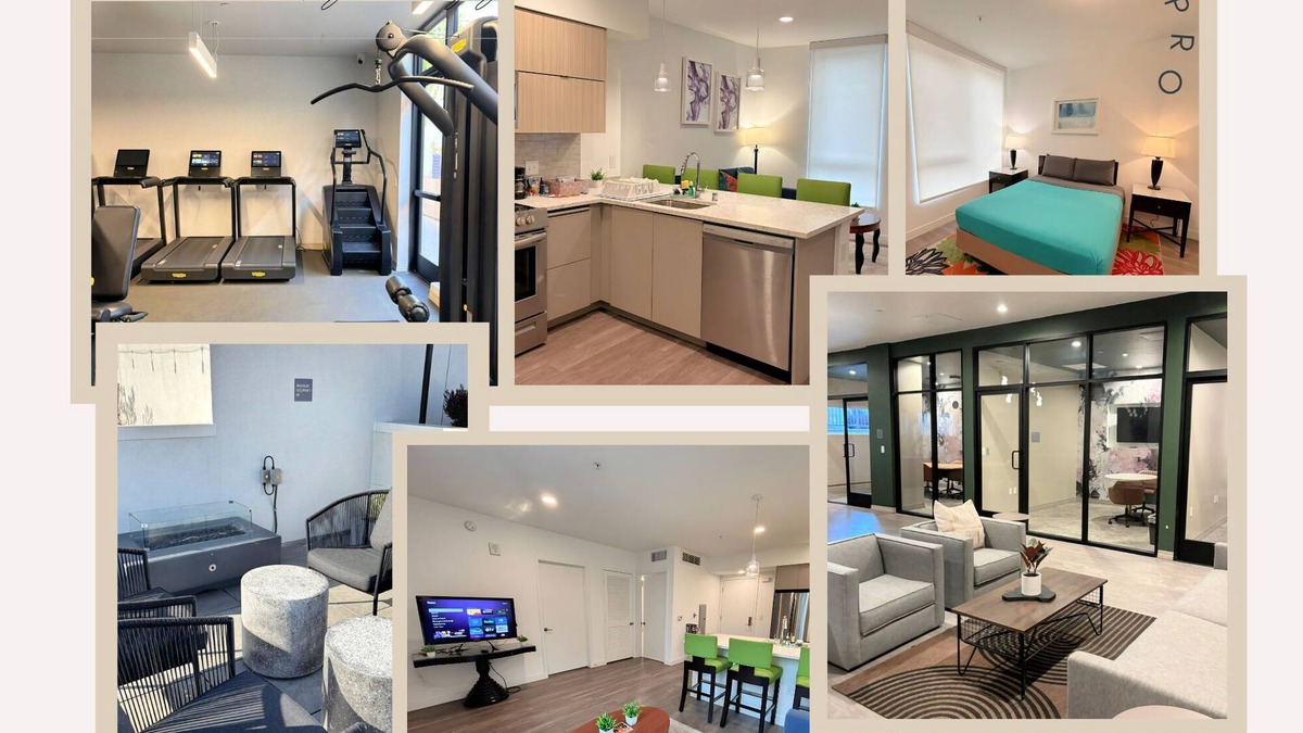 Koreatown House | Stunning Boutique 2BR Apartment, Close to Everything with AC, fitness room, WiFi