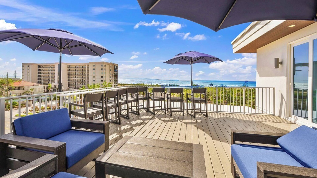 Siesta Key Village House | Stunning Gulf Views! Walk to Siesta Key Beach, Private Pool/Spa & Waterfall