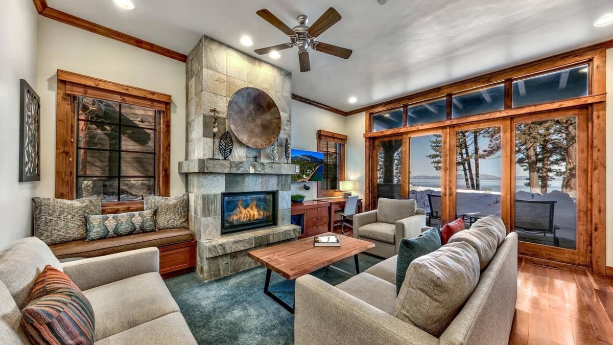 Sierra Shores Condo | Stunning Lakefront Views, Hot Tub, A/C, Gym, walk to Dining and shops