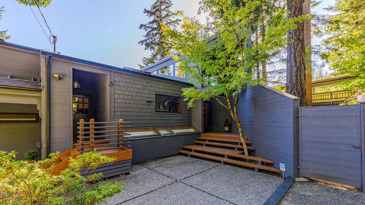 Grapeview House | Stunning lakefront home with a private dock, balcony, grill, & a hot tub