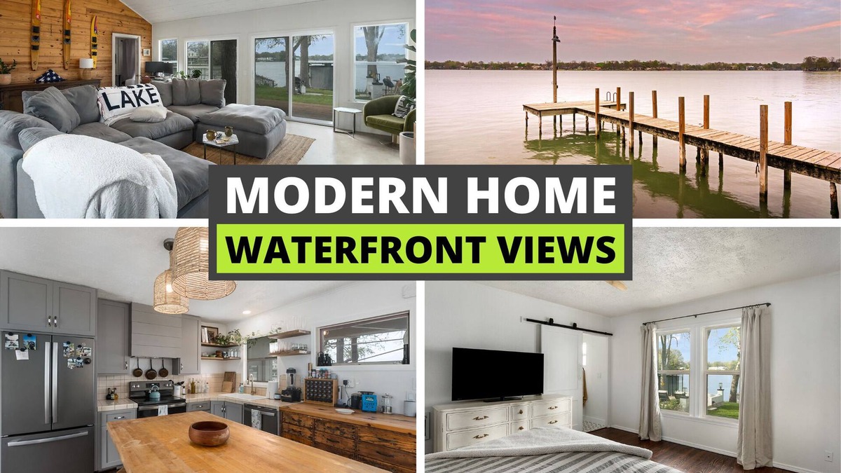 McQueeney House | *Stunning* McQueeney Lakefront, 4 Bedrooms, Huge