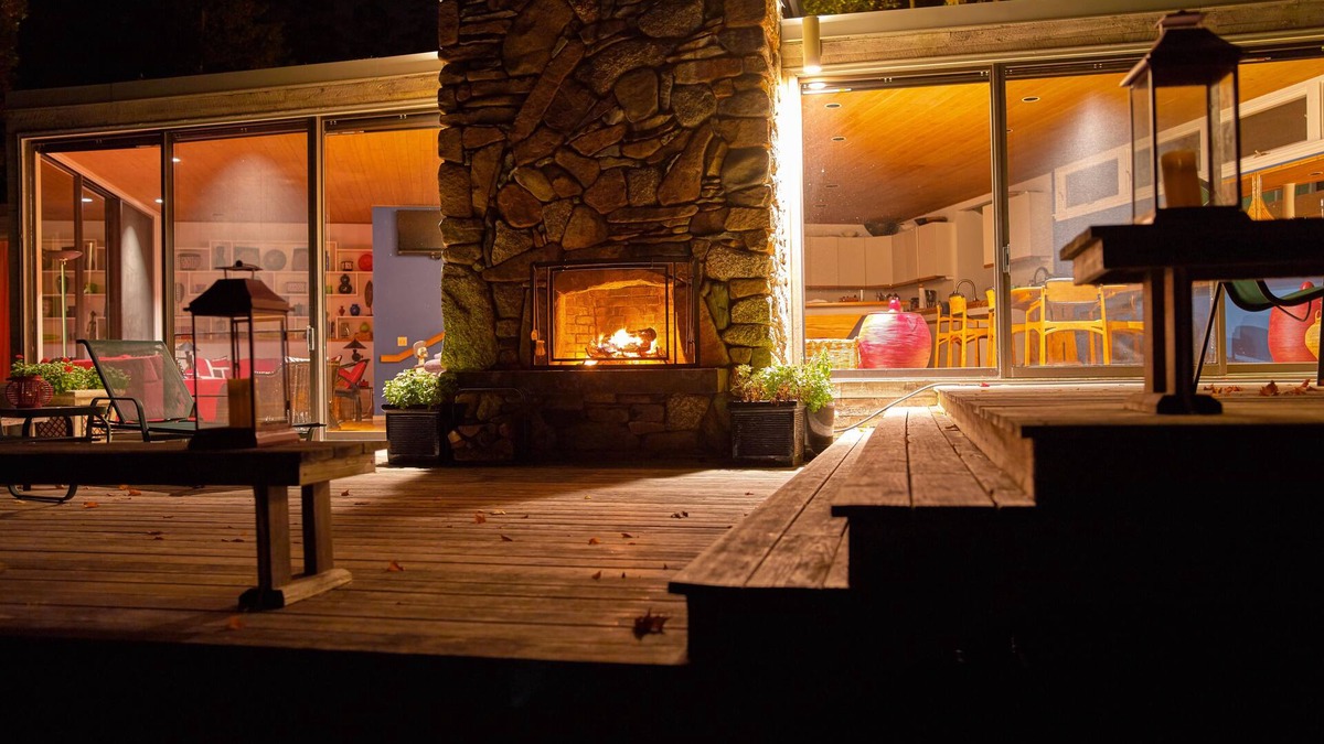 Northeast Harbor Cottage | Stunning Modern Luxury Waterfront with its Own Brook/Waterfall.