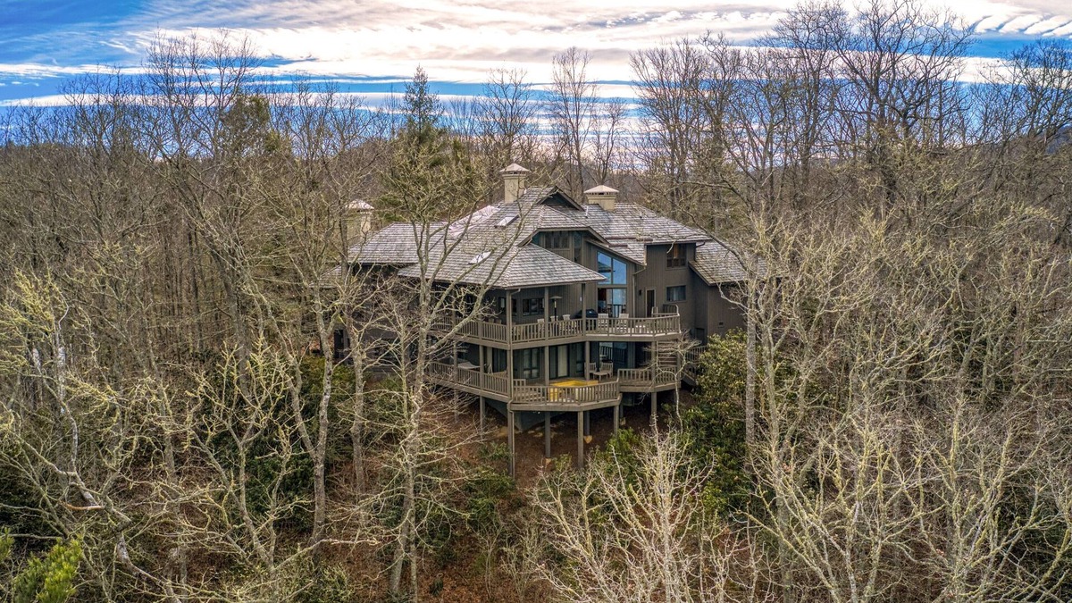 Cullowhee House | Stunning Mountain and Lake views close to Cashiers in a Large Luxury Home.