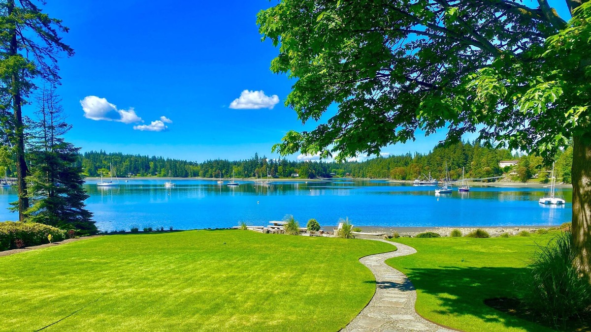 Port Ludlow House | Stunning No Bank Waterfront Home On Mats Mats Bay