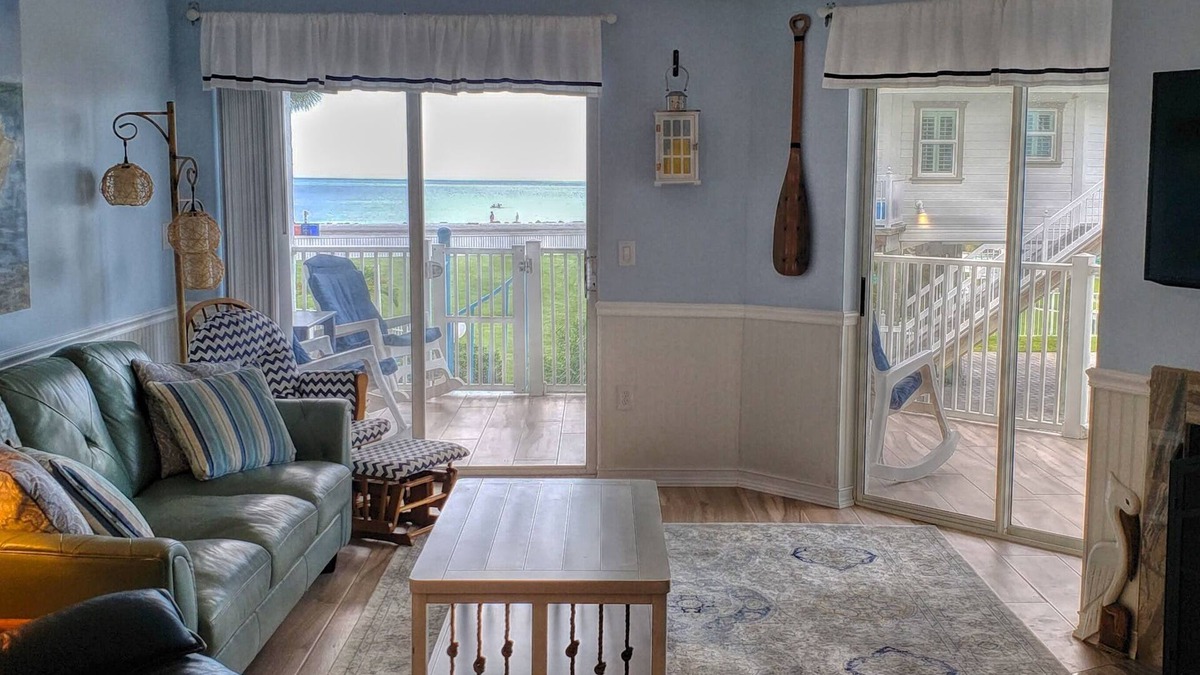 Sunset Reef Condo | Stunning Ocean Front Condo (Two King Beds) with Cottage Charm