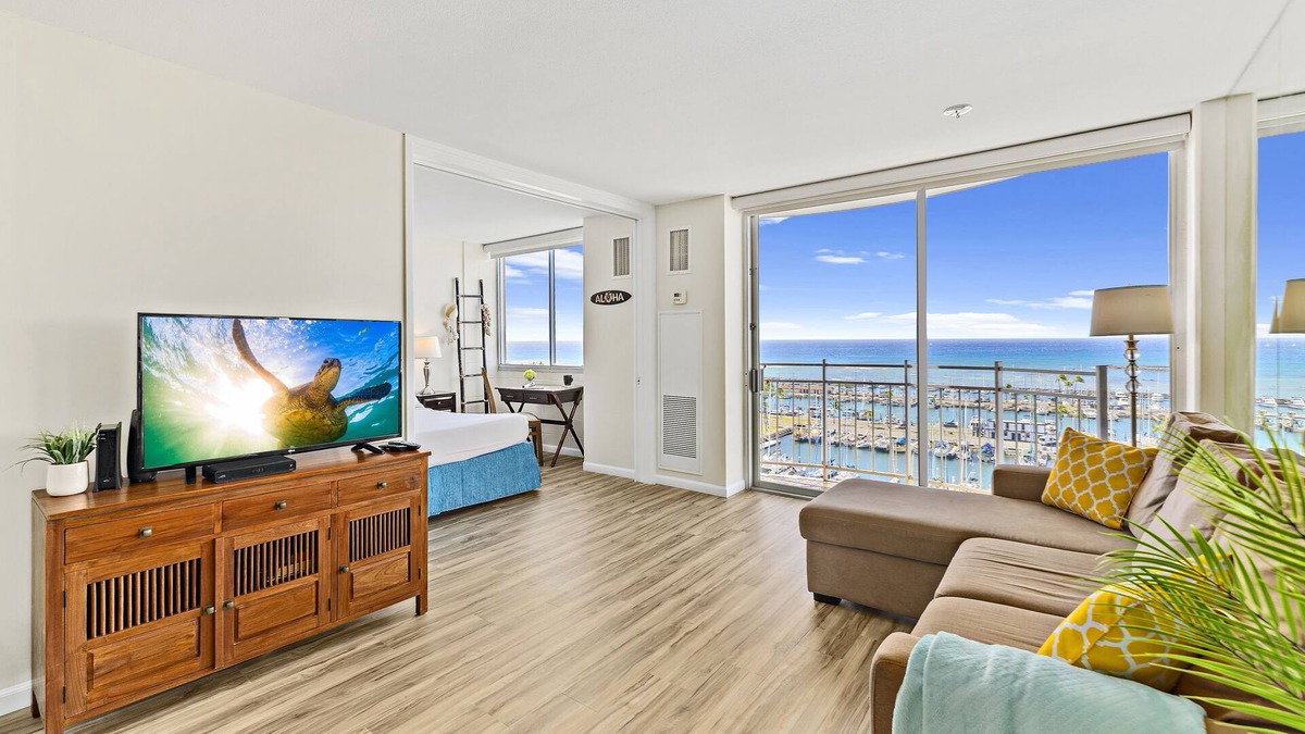 Waikiki Condo | Stunning Ocean View at Ilikai Marina in Waikiki