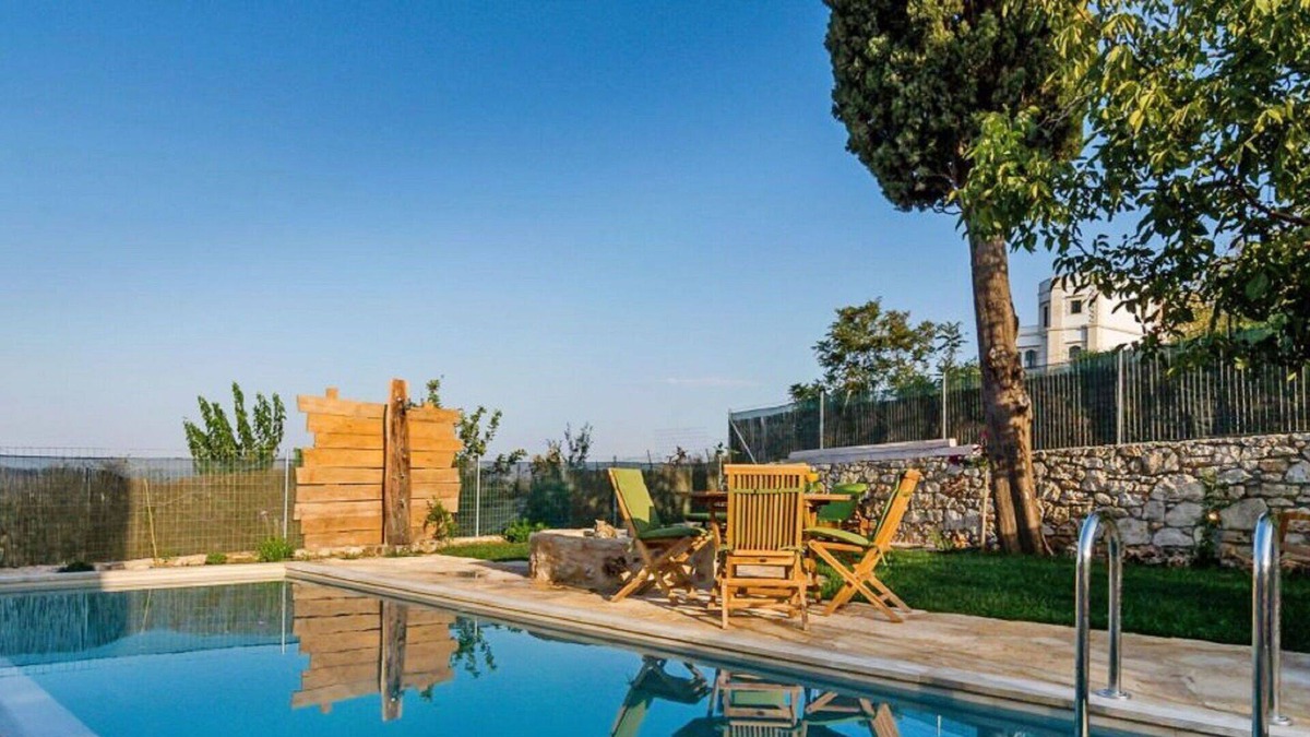 Kastellos Villa | Stunning private villa with A/C, WIFI, private pool, TV, terrace, panoramic view and parking